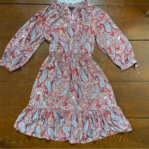 Paisley Print Women's Dress